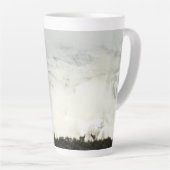 エルクアットグランドテトン国立公園写真 カフェラテマグ (右アングル)