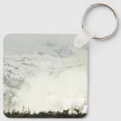 エルクアットグランドテトン国立公園写真 キーホルダー (裏面)