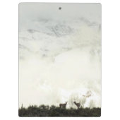 エルクアットグランドテトン国立公園写真 クリップボード (裏面)