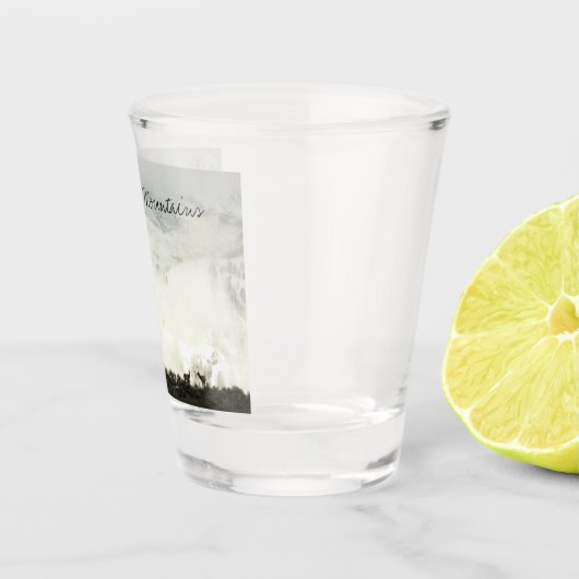 エルクアットグランドテトン国立公園写真 ショットグラス (右)