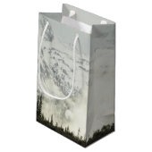 エルクアットグランドテトン国立公園写真 スモールペーパーバッグ (裏面アングル)