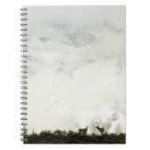エルクアットグランドテトン国立公園写真 ノートブック (正面)