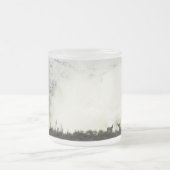 エルクアットグランドテトン国立公園写真 フロストグラスマグカップ (中央)