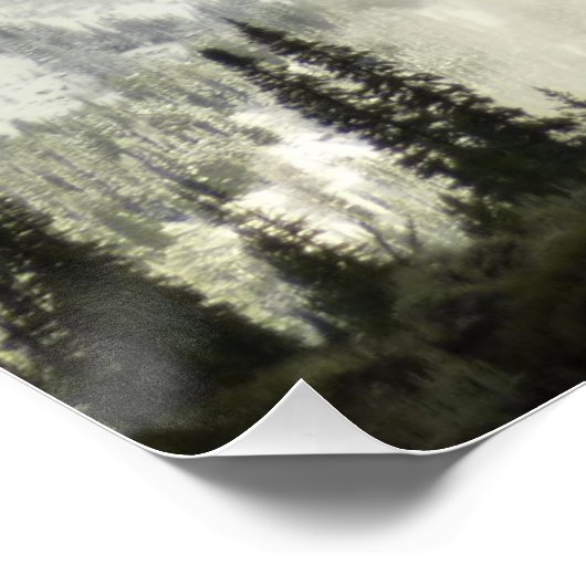 エルクアットグランドテトン国立公園写真 ポスター (コーナー)