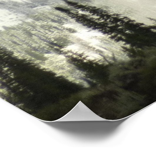 エルクアットグランドテトン国立公園写真 ポスター (角)