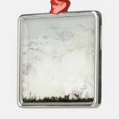 エルクアットグランドテトン国立公園写真 メタルオーナメント (左)