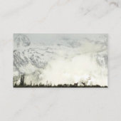 エルクアットグランドテトン国立公園写真 名刺 (裏面)