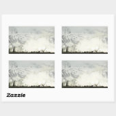 エルクアットグランドテトン国立公園写真 長方形シール (シート)