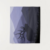 エルクアンドブロジェットピーク タペストリー (正面)