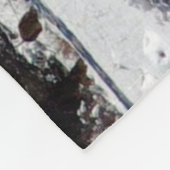 エルクイン雪フリースブランケット フリースブランケット (角)