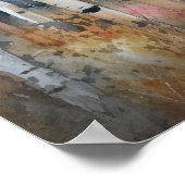 エルクウッドランド動物アートプリントポスター ポスター (角)