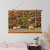 エルクカスタム26"x36"垂直(ポートレート)、1つのパネル 吊り下げ型タペストリー (寝室)