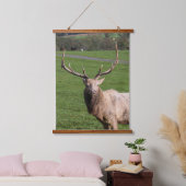 エルクカスタム26"x36"垂直(ポートレート)、1つのパネル 吊り下げ型タペストリー (寝室)