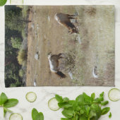 エルクキッチンタオル キッチンタオル (折り畳み)