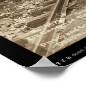 エルクキャニオンフォートピエール鉄道SD 1890 ポスター (角)