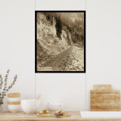 エルクキャニオンフォートピエール鉄道SD 1890 ポスター (キッチン)