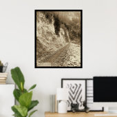 エルクキャニオンフォートピエール鉄道SD 1890 ポスター (ホームオフィス)