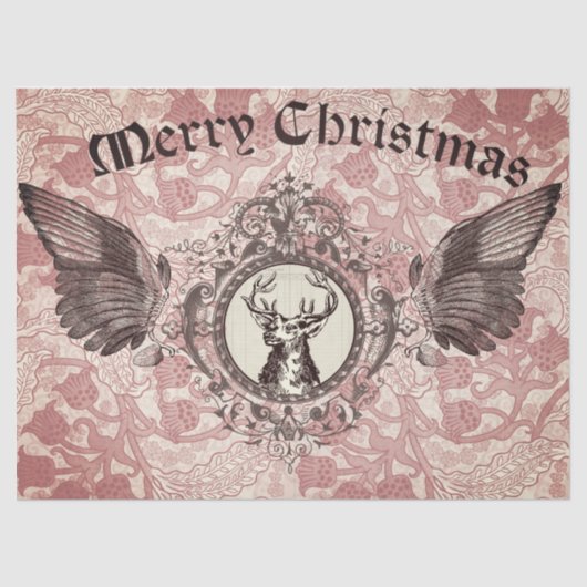 エルククリスマスデクページ紙 薄葉紙 (正面)