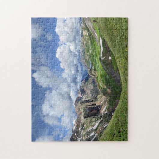 エルククリークキャニオンコンチネンタルディバイドコロラドトレイル ジグソーパズル (縦)