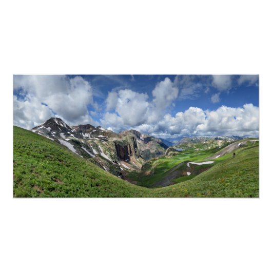 エルククリークキャニオンコンチネンタルディバイドコロラドトレイル ポスター (正面)