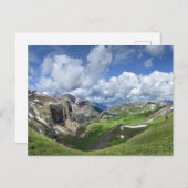 エルククリークキャニオンコンチネンタルディバイドコロラドトレイル ポストカード (正面/裏面)