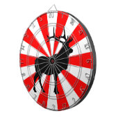 エルクシルエット ダーツボード (正面右)