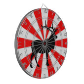 エルクシルエット ダーツボード (正面左)