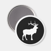 エルクシルエット マグネット (正面/裏面)