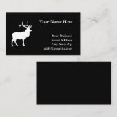 エルクシルエット 名刺 (正面/裏面)