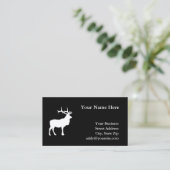 エルクシルエット 名刺 (スタンド正面)