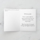 「エルクスの休息」哀悼カード カード (内部)