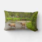 エルクスクロッシングザコロラド川 ランバークッション (裏面)