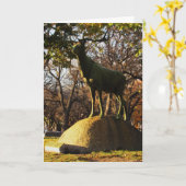 「エルクス・レスト」哀悼カード カード (黄色い花)