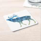 エルクツリー スクエアペーパーコースター (アングル)