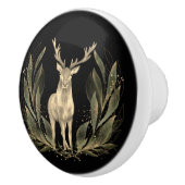 エルクディアブラック金ゴールド自然水彩 セラミックノブ (右)