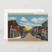 エルクトンメリーランドメイン通りヴィンテージ ポストカード (正面/裏面)