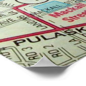 エルクトンMDヴィンテージマップポスター ポスター (角)