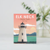 エルクネック州パークメリーランドヴィンテージ ポストカード (スタンド正面)