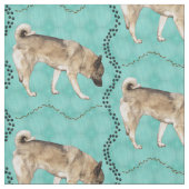 エルクハウンド芸術 ファブリック (クローズアップ)