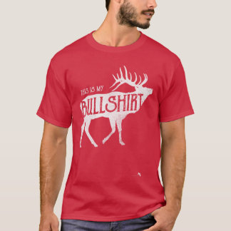 エルクハンターの友人のための面白いブルシルシャツ Tシャツ