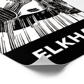 エルクハートレイクウィスコンシンロードアメリカでのカーレース ポスター (角)