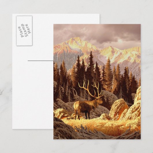 エルクブル ポストカード (正面/裏面)