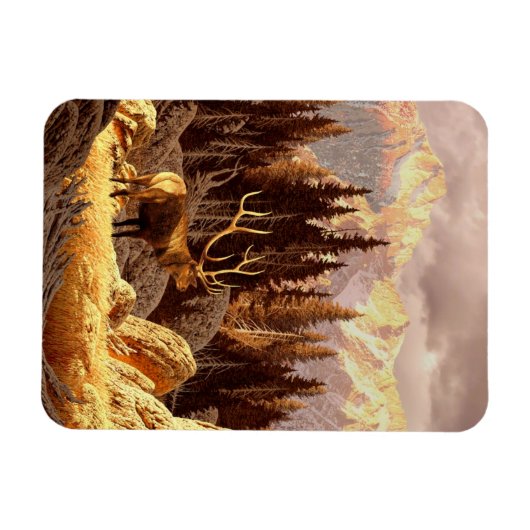 エルクブル マグネット (横)