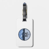 エルクマウンテンズコロラドキャンピング ラゲッジタグ (裏面縦)