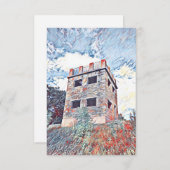 エルクマウンド城 サンキューカード (正面/裏面)