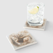 エルクマーブルコースター ストーンコースター (横)