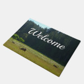 エルクメドウアットレッドウッド国立公園 ドアマット (アングル)