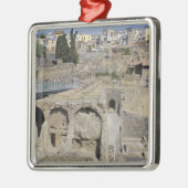 エルクリウム，エルコラノ，カンパニア，イタリア メタルオーナメント (左)