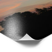 エルクリッジサンセットメリーランドランドランドスケープ フォトプリント            (角)