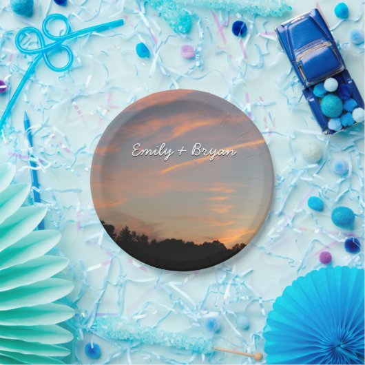 エルクリッジサンセットメリーランドランドランドスケープ ペーパープレート (パーティー)